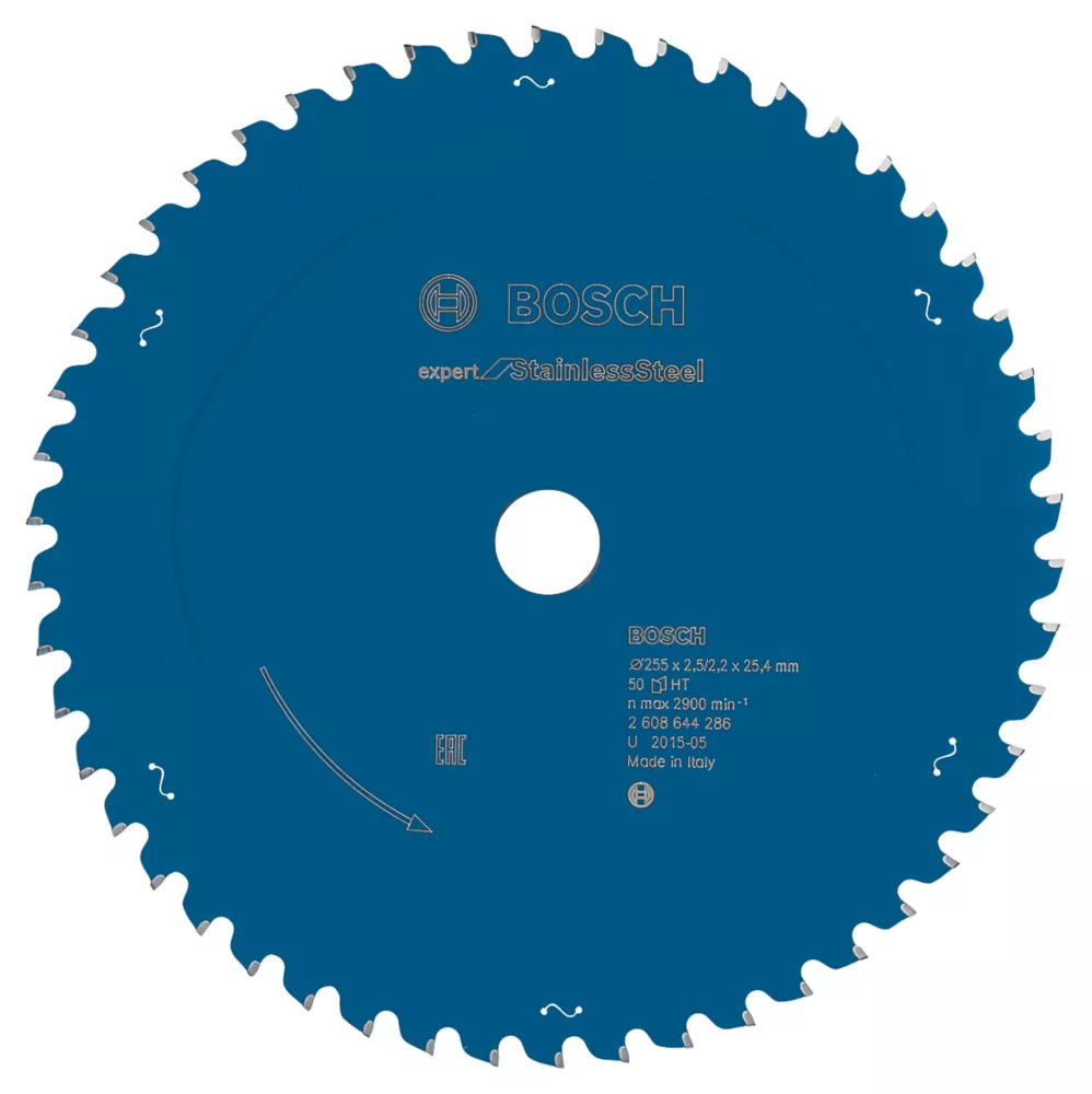 Bosch Expert Stainless Steel Circular Saw Blade 255 X 25.4mm 50T 1 Bosch Expert Stainless Steel Circular Saw Blade 255 X 25.4mm 50T