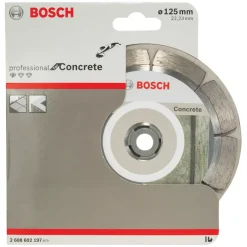 Bosch Masonry Concrete Diamond Cutting Discs 125 X 22.23mm -Cheap Cutting & Blades Store 472RT A2