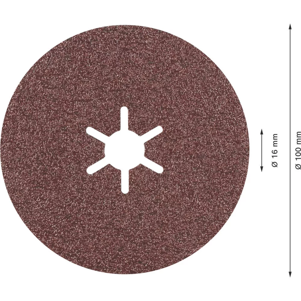 Bosch Expert R781 Prisma Fibre Discs 100 X 22.23mm 80 Grit 25 Pack 3 Bosch Expert R781 Prisma Fibre Discs 100 X 22.23mm 80 Grit 25 Pack - Image 3