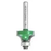 Trend C076X1/4TC 1/4" Shank Double-Flute Rounding-Over Bearing-Guided Router Cutter 25.4 X 12.7mm
