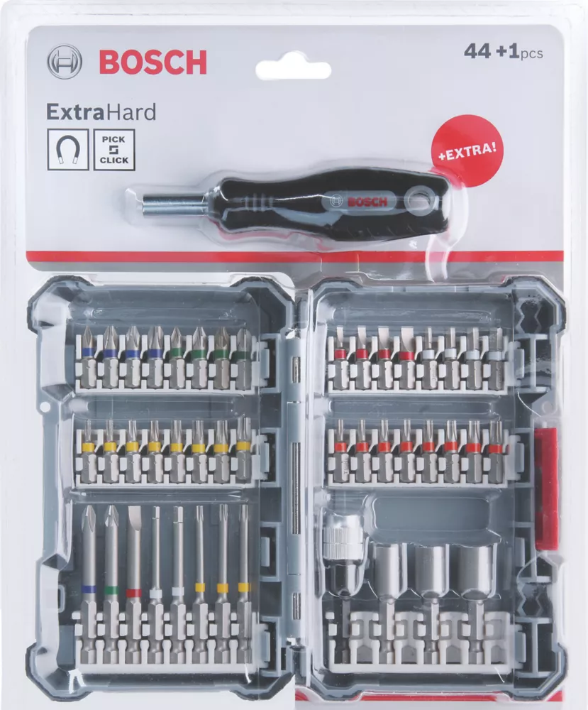 Bosch Professional 1/4" Hex Shank Mixed Screwdriver Bit Set 44 Pcs 3 Bosch Professional 1/4" Hex Shank Mixed Screwdriver Bit Set 44 Pcs - Image 3