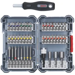 Bosch Professional 1/4" Hex Shank Mixed Screwdriver Bit Set 44 Pcs