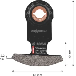 Bosch Expert MATI 68 RD4 40 Diamond-Grit Tile & Grout Sanding Plate 68mm 13 Bosch Expert MATI 68 RD4 40 Diamond-Grit Tile & Grout Sanding Plate 68mm -Cheap Cutting & Blades Store 523RR A6