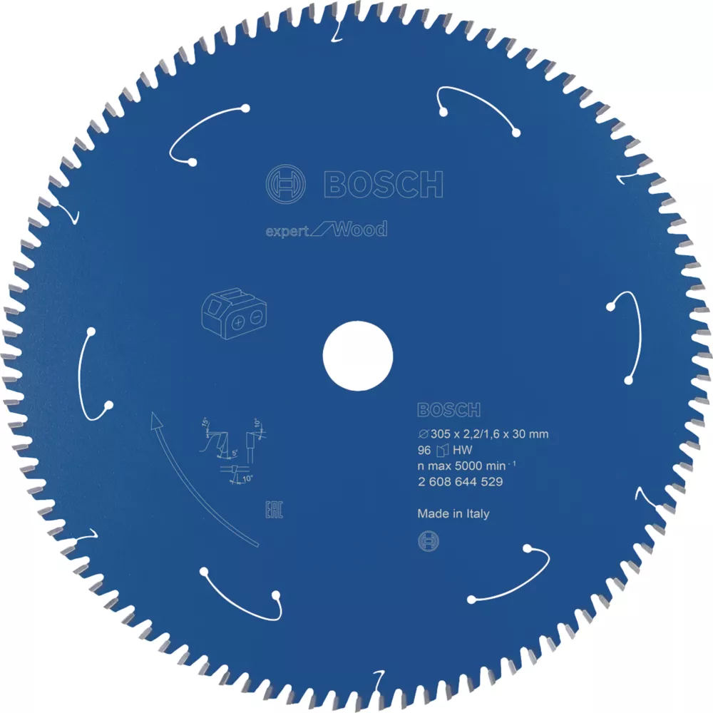 Bosch Expert Wood Circular Saw Blade 305 X 30mm 96T 1 Bosch Expert Wood Circular Saw Blade 305 X 30mm 96T