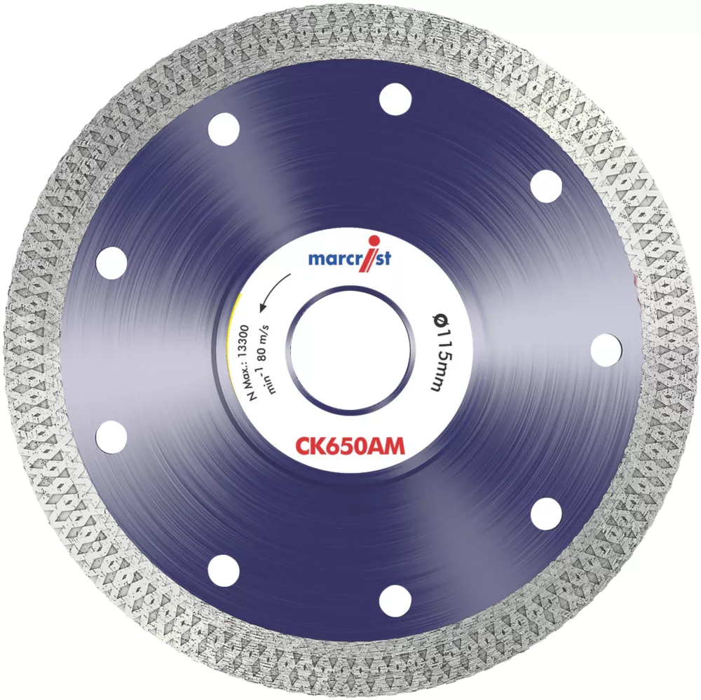 Marcrist CK650 Tile Cordless Angle Grinder Diamond Tile Blade 115 X 22.23mm 1 Marcrist CK650 Tile Cordless Angle Grinder Diamond Tile Blade 115 X 22.23mm