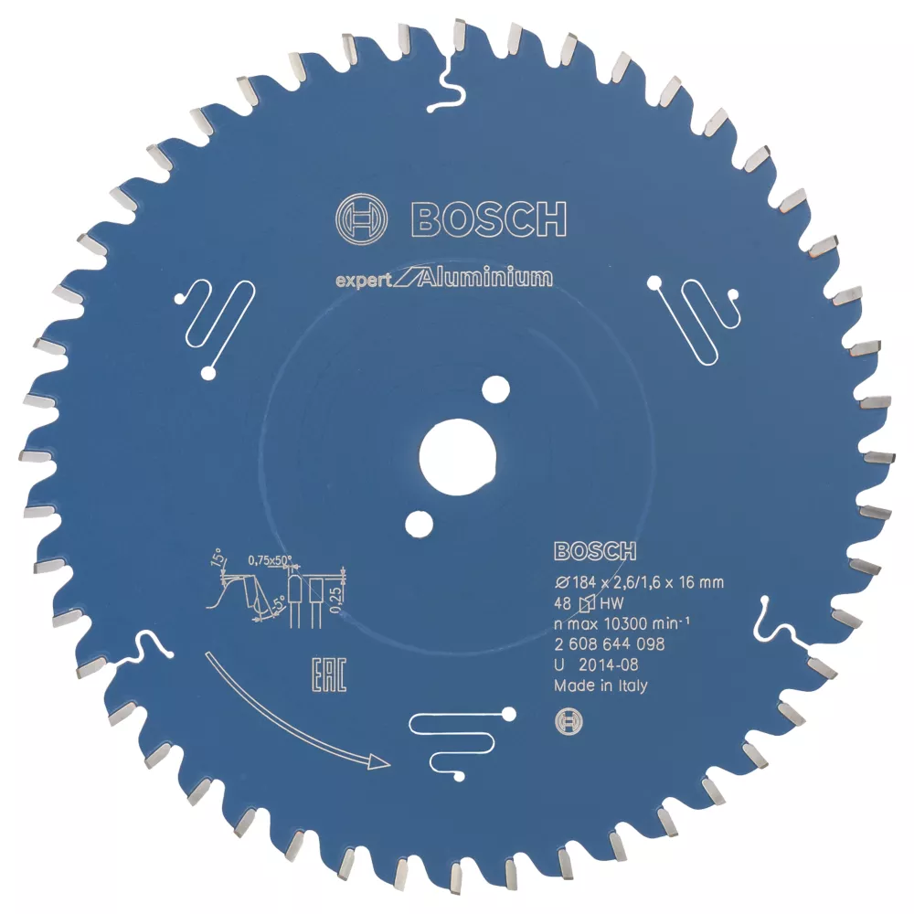Bosch Expert Aluminium Circular Saw Blade 184 X 16mm 48T 1 Bosch Expert Aluminium Circular Saw Blade 184 X 16mm 48T