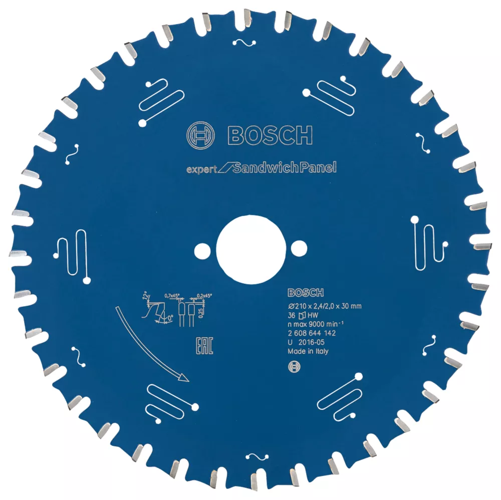 Bosch Expert Sandwich Panel Circular Saw Blade 210 X 30mm 36T 1 Bosch Expert Sandwich Panel Circular Saw Blade 210 X 30mm 36T