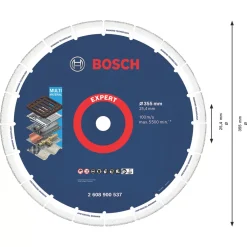 Bosch Expert Multi-Material Diamond Cutting Disc 355 X 25.4mm 7 Bosch Expert Multi-Material Diamond Cutting Disc 355 X 25.4mm -Cheap Cutting & Blades Store 572RT A3