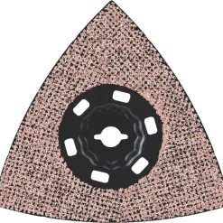 Bosch Expert MAVZ 116 RT6 60 Carbide RIFF-Grit Paint On Wood, Hardwood, Softwood, Fibre Plastics, GFK & CFK Sanding Plate 116mm