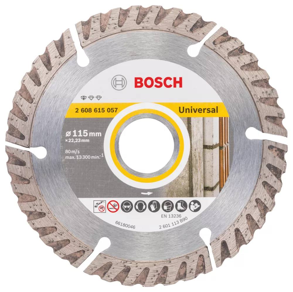Bosch Multi-Material Universal Diamond Disc 115 X 22.23mm 1 Bosch Multi-Material Universal Diamond Disc 115 X 22.23mm