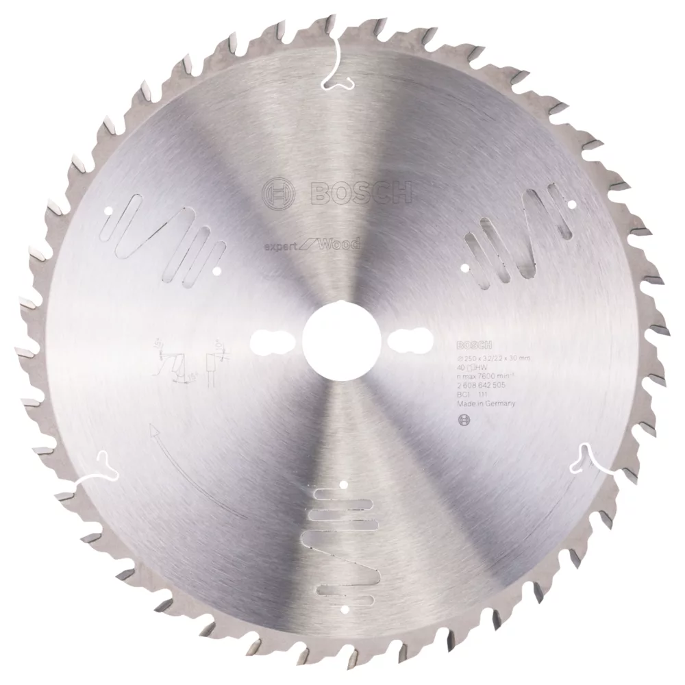 Bosch Expert Wood Circular Saw Blade 250 X 30mm 40T 1 Bosch Expert Wood Circular Saw Blade 250 X 30mm 40T