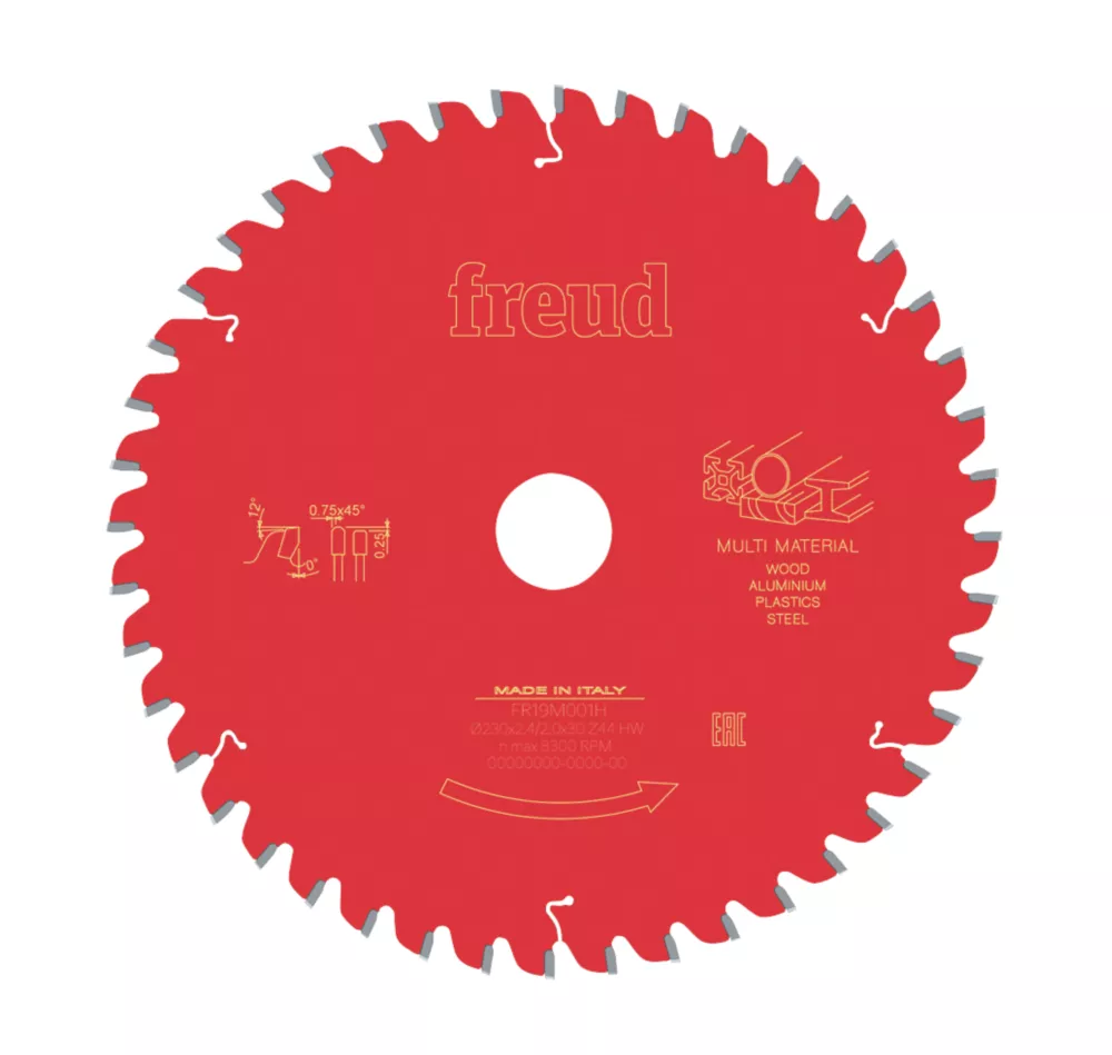 Freud Multi-Material Circular Saw Blade 230 X 30mm 44T 1 Freud Multi-Material Circular Saw Blade 230 X 30mm 44T