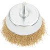 Essentials Straight Shank Crimped Wire Cup Brush 70mm