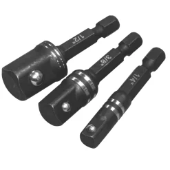 Erbauer 3/8”, 1/4” & 1/2“ Drive Driver Socket Set 3 Pack