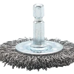 Norton Round Shank Crimped Wire Wheel 50mm