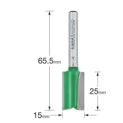 Trend C024AX1/4TC 1/4" Shank Double-Flute Straight Router Cutter 15 X 25mm 8 Trend C024AX1/4TC 1/4" Shank Double-Flute Straight Router Cutter 15 X 25mm -Cheap Cutting & Blades Store 666XG A2