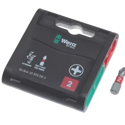 Wera BiTorsion 1/4" Hex Shank PH2 Extra-Tough Bits 20 Pack