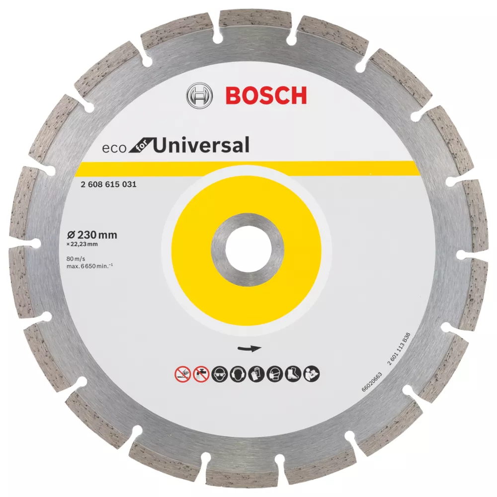 Bosch Eco Multi-Material Universal Segmented Diamond Disc 230 X 22.23mm 1 Bosch Eco Multi-Material Universal Segmented Diamond Disc 230 X 22.23mm
