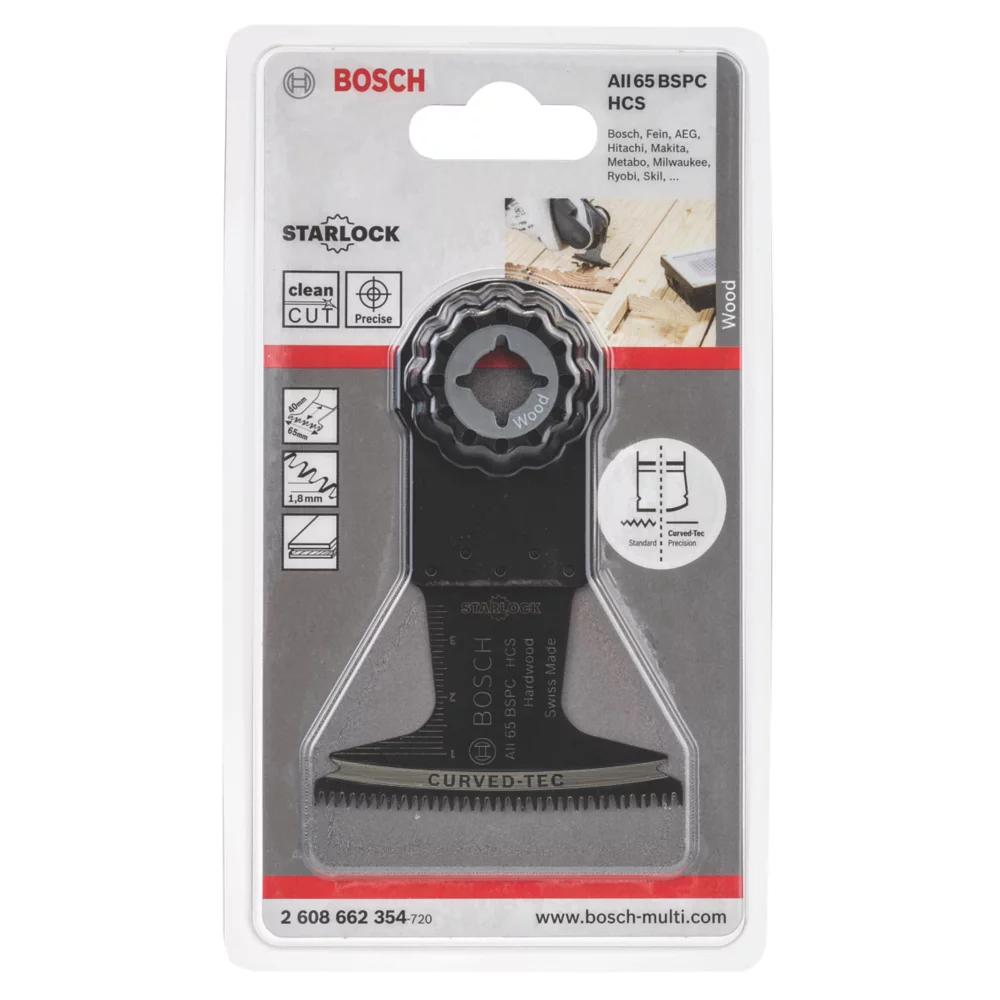 Bosch AII 65 BSPC Hardwood Plunge Cutting Blade 65mm 2 Bosch AII 65 BSPC Hardwood Plunge Cutting Blade 65mm - Image 2