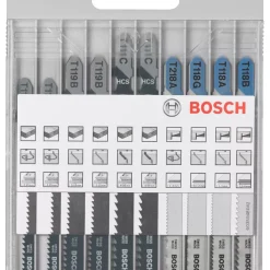 Bosch X-Pro 2.607.010.630 Multi-Material Basic Jigsaw Blade Set 10 Piece Set