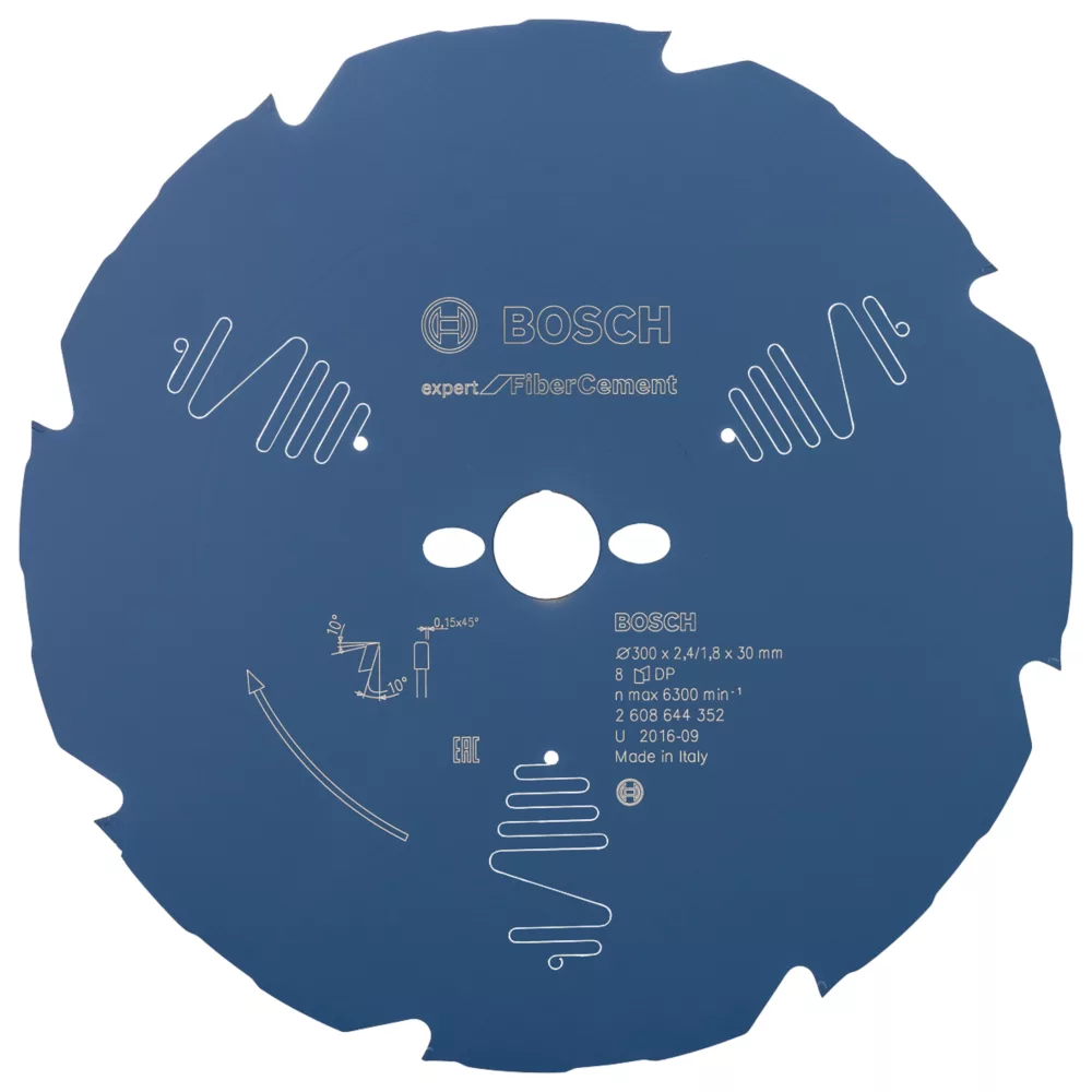 Bosch Expert Fibre Cement Circular Saw Blade 300 X 30mm 8T 1 Bosch Expert Fibre Cement Circular Saw Blade 300 X 30mm 8T