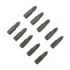 Essentials 1/4" Hex Shank PZ2 Screwdriver Bits 10 Pack