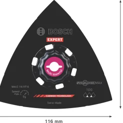 Bosch Expert MAVZ 116 RT10 100 Carbide RIFF-Grit Hardwood & Softwood Sanding Plate 116mm 9 Bosch Expert MAVZ 116 RT10 100 Carbide RIFF-Grit Hardwood & Softwood Sanding Plate 116mm -Cheap Cutting & Blades Store 753RR A4