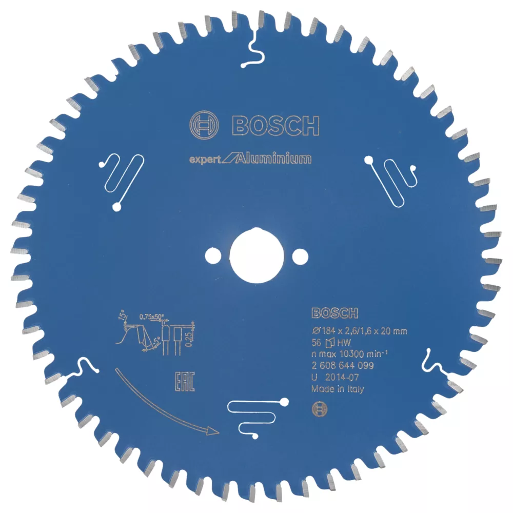 Bosch Expert Aluminium Circular Saw Blade 184 X 20mm 56T 1 Bosch Expert Aluminium Circular Saw Blade 184 X 20mm 56T