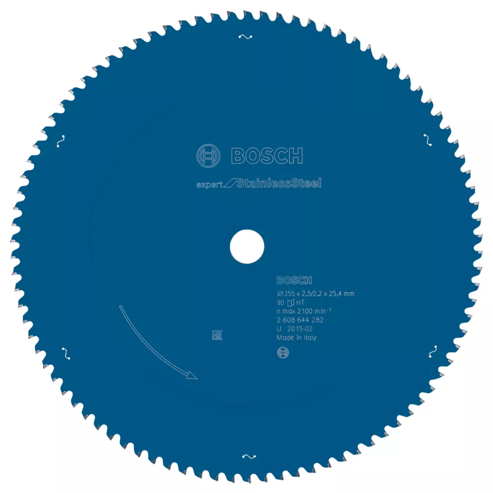 Bosch Expert Stainless Steel Circular Saw Blade 355 X 25.4mm 90T 1 Bosch Expert Stainless Steel Circular Saw Blade 355 X 25.4mm 90T