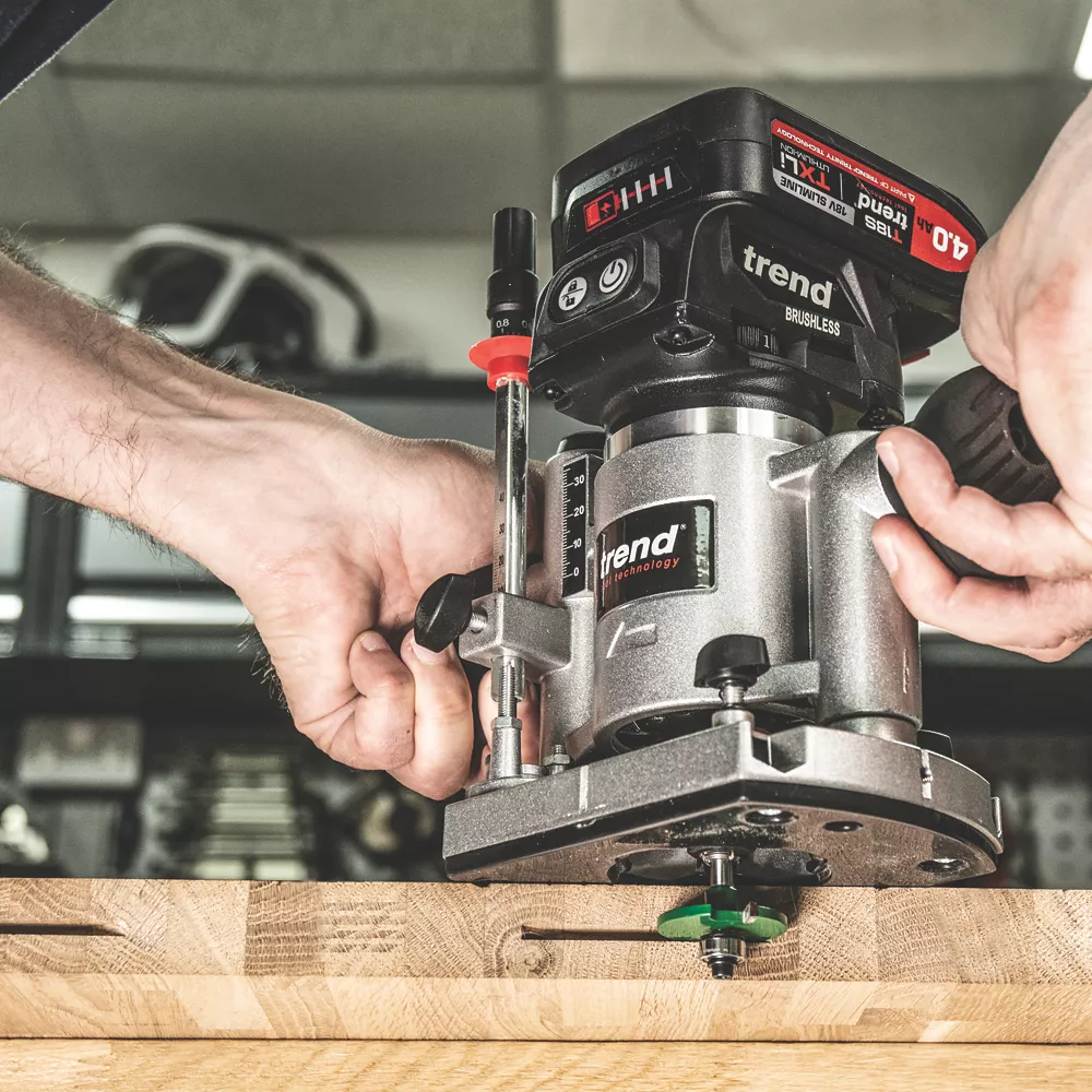 Trend Bearing-Guided Biscuit Jointer Cutter 1/4" 4mm 3 Trend Bearing-Guided Biscuit Jointer Cutter 1/4" 4mm - Image 3