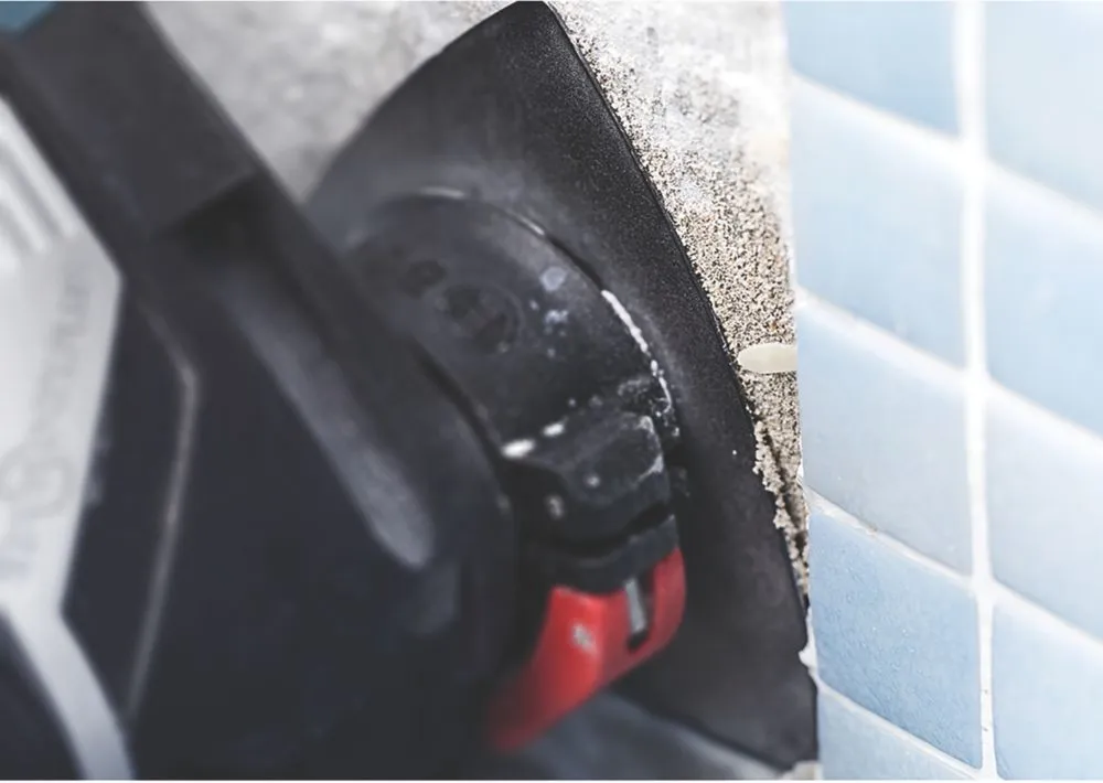 Bosch Expert MAVZ 116 RT2 20 Carbide RIFF-Grit Hardwood, Mortar, Glue, Fibre Plastics, GFK & CFK Sanding Plate 116mm 5 Bosch Expert MAVZ 116 RT2 20 Carbide RIFF-Grit Hardwood, Mortar, Glue, Fibre Plastics, GFK & CFK Sanding Plate 116mm - Image 5