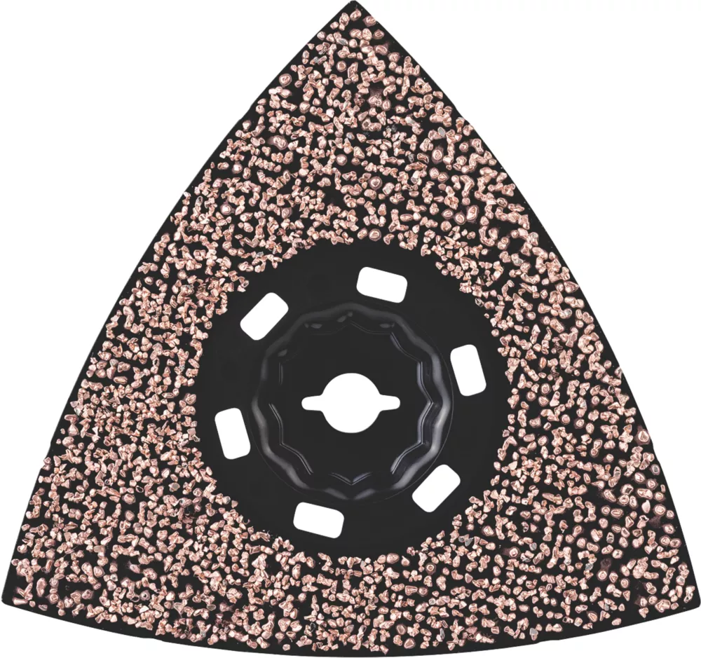 Bosch Expert MAVZ 116 RT2 20 Carbide RIFF-Grit Hardwood, Mortar, Glue, Fibre Plastics, GFK & CFK Sanding Plate 116mm 1 Bosch Expert MAVZ 116 RT2 20 Carbide RIFF-Grit Hardwood, Mortar, Glue, Fibre Plastics, GFK & CFK Sanding Plate 116mm