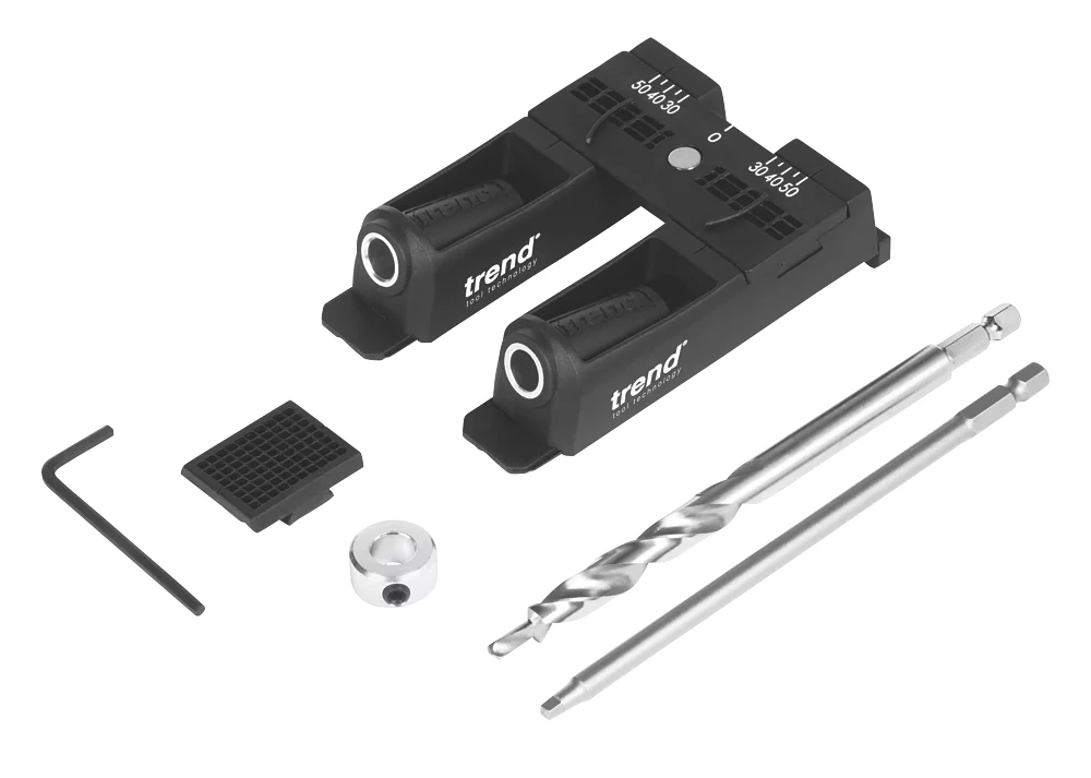 Trend 114mm 3-in-1 Pocket Hole Jig 1 Trend 114mm 3-in-1 Pocket Hole Jig