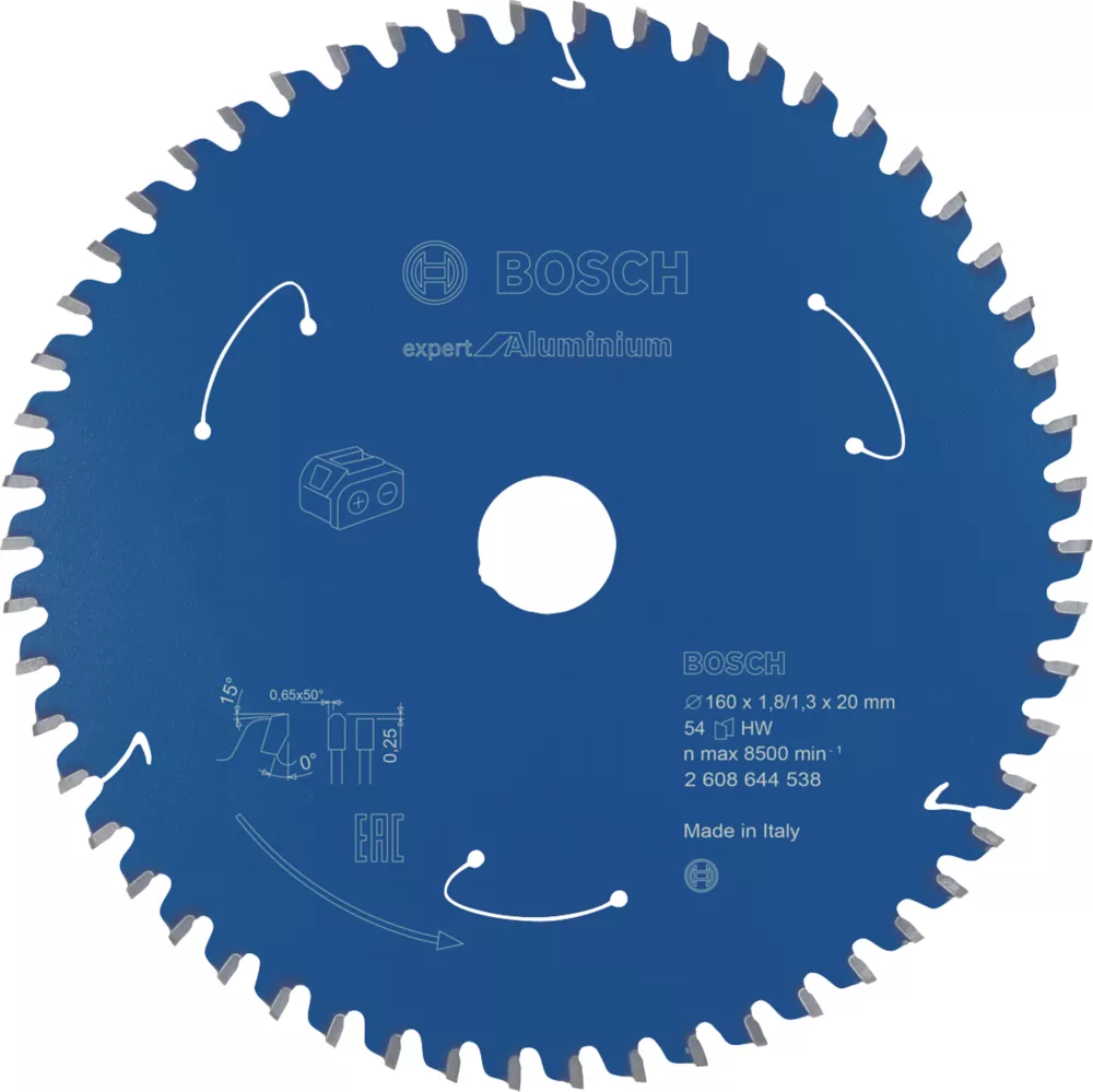 Bosch Expert Aluminium Circular Saw Blade 160 X 20mm 54T 1 Bosch Expert Aluminium Circular Saw Blade 160 X 20mm 54T