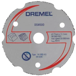 Dremel DSM500 Wood/Plastic Compact Saw Cutting Wheel 3" (77mm) X 2 X 11.1mm
