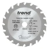 Trend CraftPo CSB/8520 Wood Thin Kerf Circular Saw Blade For Cordless Saws 85 X 10mm 20T