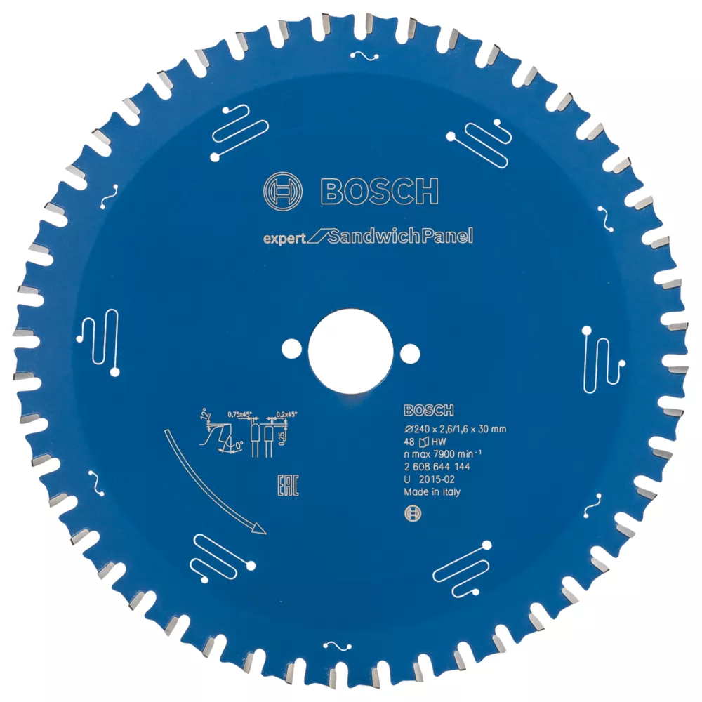 Bosch Expert Sandwich Panel Circular Saw Blade 240 X 30mm 48T 1 Bosch Expert Sandwich Panel Circular Saw Blade 240 X 30mm 48T
