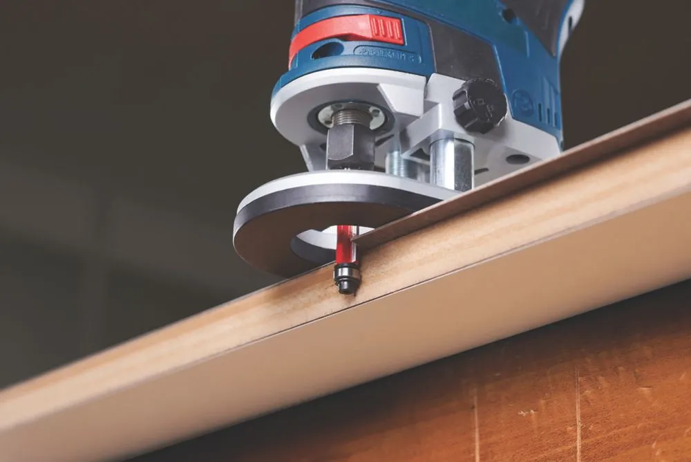 Freud 1/4" Shank Double-Flute Chamfer Flush Trim Bit 12.7 X 12.7mm 2 Freud 1/4" Shank Double-Flute Chamfer Flush Trim Bit 12.7 X 12.7mm - Image 2