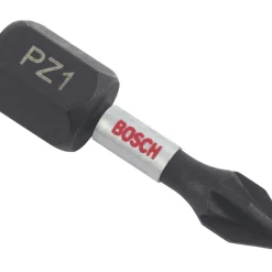 Bosch 1/4" Hex Shank PZ1 Impact Control Screwdriver Bits 2 Pack