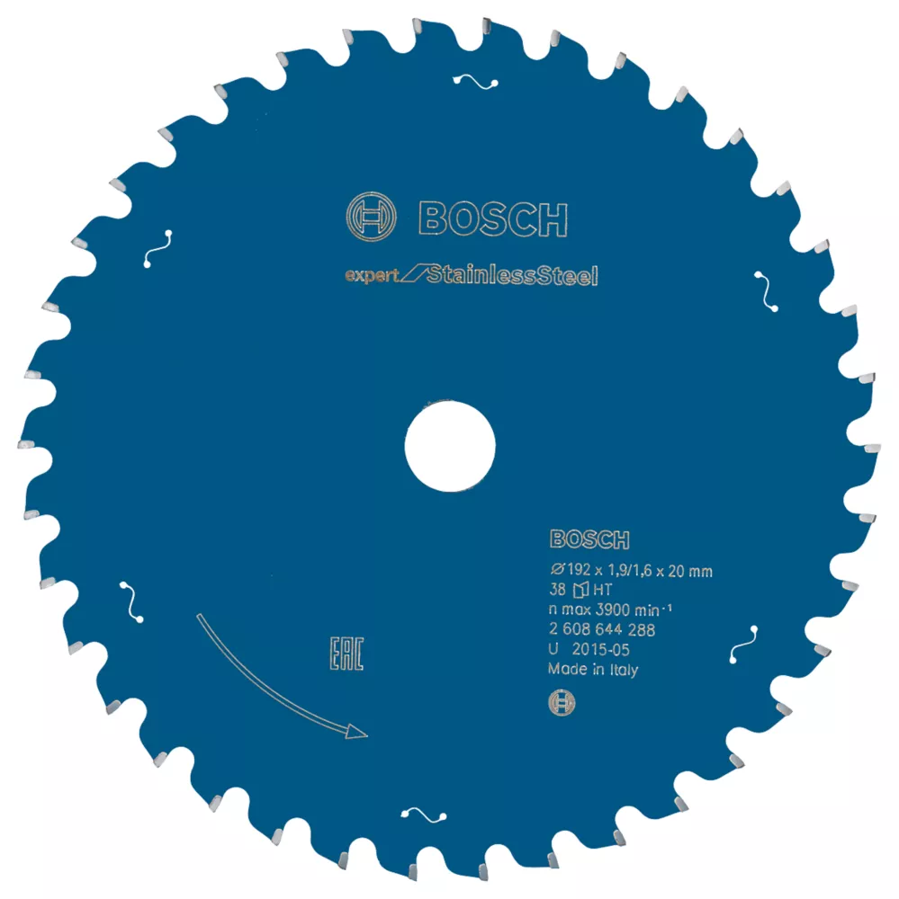 Bosch Expert Stainless Steel Circular Saw Blade 192 X 20mm 38T 1 Bosch Expert Stainless Steel Circular Saw Blade 192 X 20mm 38T