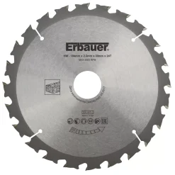 Erbauer Wood TCT Saw Blade 184 X 30mm 24T