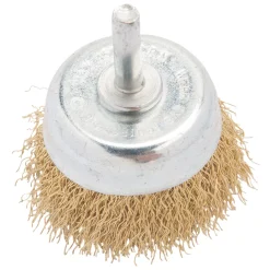 Essentials Straight Shank Crimped Wire Cup Brush 50mm