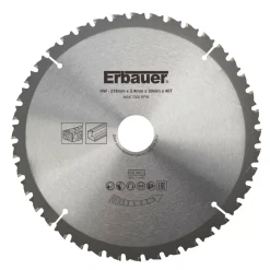 Erbauer Aluminium TCT Saw Blade 216 X 30mm 40T