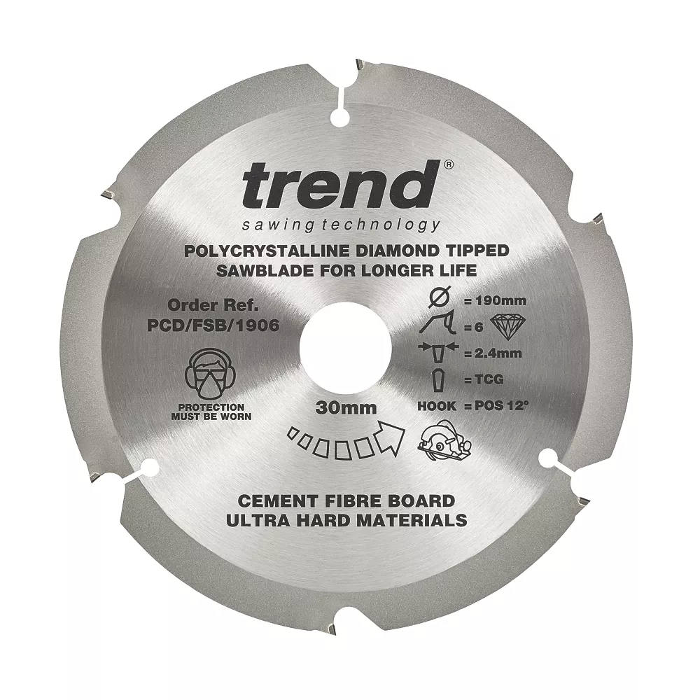 Trend Multi-Material Saw Blade 190 X 30mm 6T 1 Trend Multi-Material Saw Blade 190 X 30mm 6T