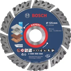 Bosch Expert Masonry Diamond Cutting Disc 125 X 22.23mm