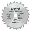 Trend CraftPo CSB/CC25024T Wood Crosscut Circular Saw Blade 250 X 30mm 24T