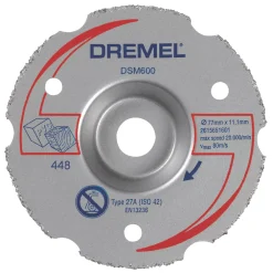 Dremel DSM600 Wood/Plastic Compact Saw Cutting Wheel 3" (77mm) X 11 X 11.1mm