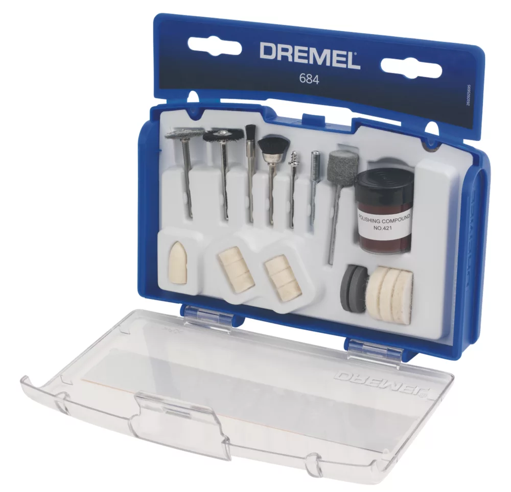 Dremel 684 Cleaning & Polishing Kit 20 Pcs 1 Dremel 684 Cleaning & Polishing Kit 20 Pcs