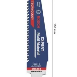 Bosch Expert S956XHM Multi-Material Reciprocating Saw Blade 150mm 5 Bosch Expert S956XHM Multi-Material Reciprocating Saw Blade 150mm -Cheap Cutting & Blades Store 899PF A2
