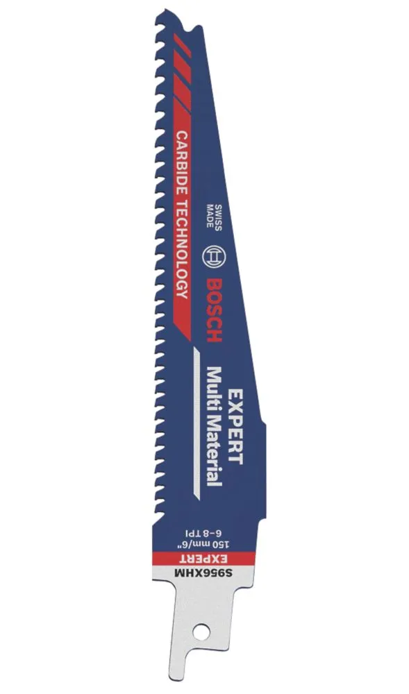 Bosch Expert S956XHM Multi-Material Reciprocating Saw Blade 150mm 1 Bosch Expert S956XHM Multi-Material Reciprocating Saw Blade 150mm